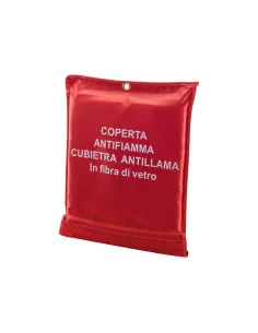 Coperta ignifuga tessuto vetro 200x120cm-Riberti Antinfortunistica