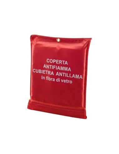 Coperta ignifuga tessuto vetro 200x120cm-Riberti Antinfortunistica