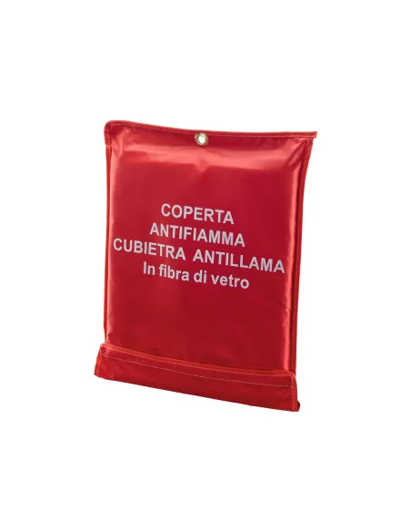 Coperta ignifuga tessuto vetro 200x120cm-Riberti Antinfortunistica