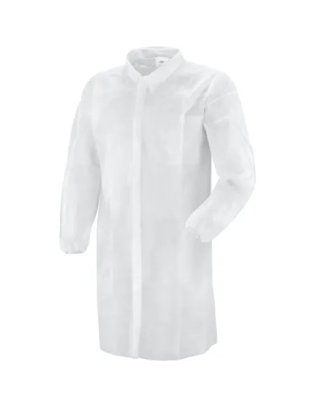 PLP disposable coat with pockets STARTEX-Riberti