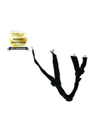 Sottogola elmetto S08C 4 Punti Chinstrap-Riberti Antinfortunistica