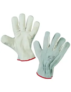 Leather work gloves split back-Riberti Antinfortunistica