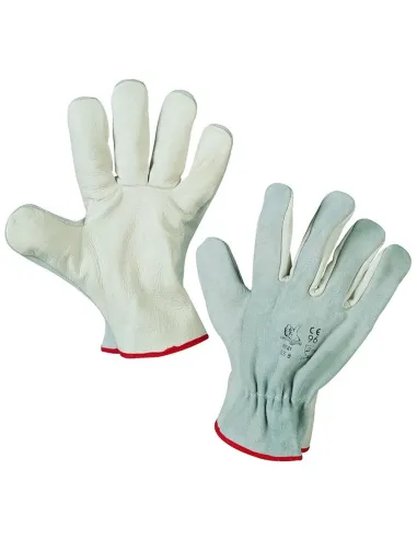 Guanti lavoro pelle dorso crosta-Riberti Antinfortunistica