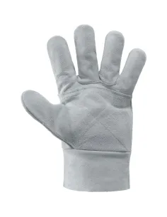 9TH Black Leather Work Gloves - Riberti Antinfortunistica 2