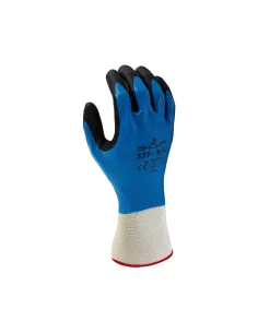 Showa nitrile foam gloves with knit wrist