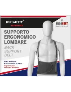 Cintura supporto lombare TOP SAFETY-Riberti Antinfortunistica 2