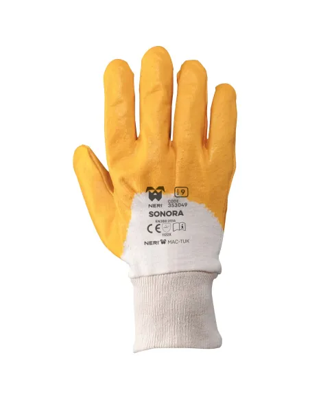 NBR Coated Gloves with Elastic Cuff Sonora 353049