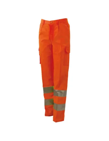 HV Trousers with Bands and Cargo Pockets - Riberti Safety