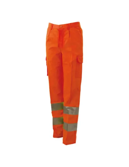 HV Trousers with Bands and Cargo Pockets - Riberti Safety