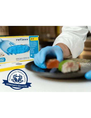 Guanti nitrile senza polvere Reflexx-Riberti Antinfortunistica