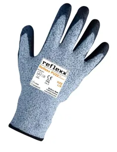 Reflexx polyurethane cut resistant gloves