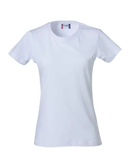T-shirt Girocollo Cotone Manica Corta Clique