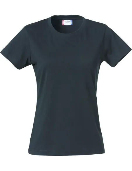 T-shirt Girocollo Cotone Manica Corta Clique