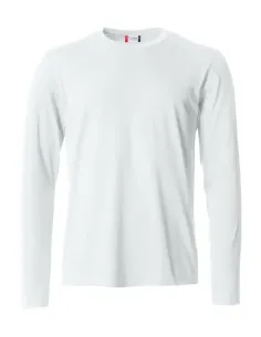 Crew-Neck Cotton Long-Sleeve T-Shirt Clique