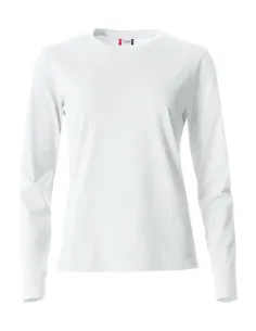 Clique Crew Neck Cotton Long Sleeve T-Shirt