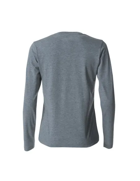 T-Shirt Girocollo Cotone Manica Lunga Clique