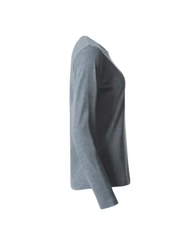 T-Shirt Girocollo Cotone Manica Lunga Clique