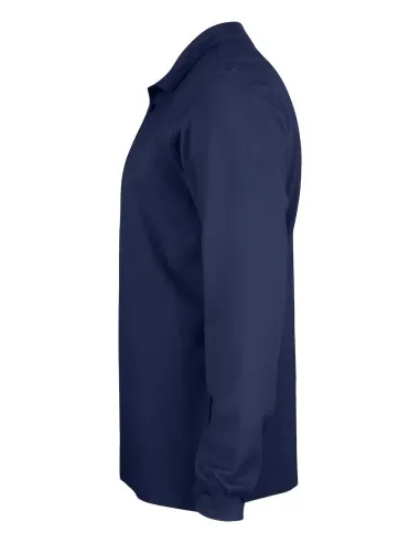 Polo piquet manica lunga CLIQUE-Riberti Antinfortunistica