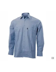 BLUE TECH Long Sleeve Oxford Shirt - Riberti