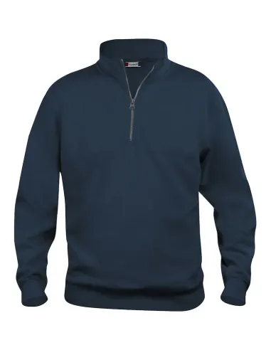 Felpa Mezza Zip Clique Basic Half Zip 021033 - CLIQUE - Riberti Ant...