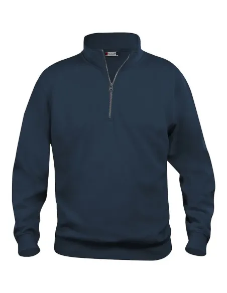 Felpa Mezza Zip Clique Basic Half Zip 021033 - CLIQUE - Riberti Ant...