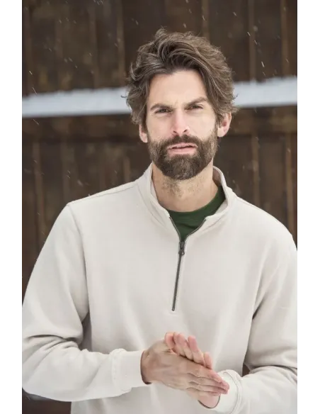 Felpa Mezza Zip Clique Basic Half Zip 021033 - CLIQUE - Riberti Ant...