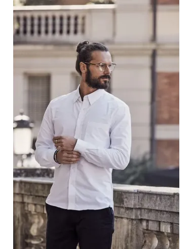 Men's Slim-Fit Oxford Shirt CLIQUE