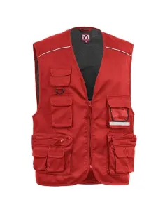 Winter Multi-Pocket Vest Badge Holder SOCIM-Riberti Antinfortunistica