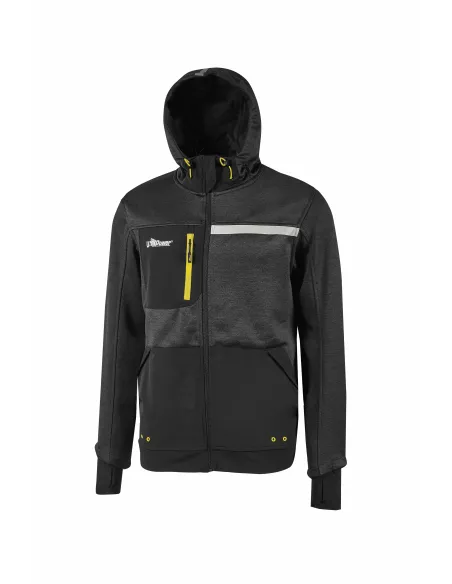 Felpa Tecnica Full Zip U-power Galaxy FU275