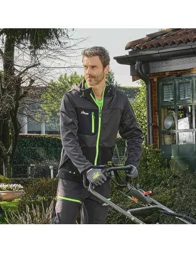 Felpa Tecnica Full Zip U-power Galaxy FU275