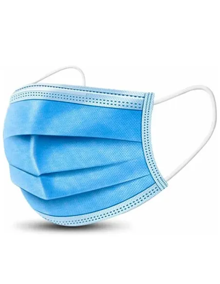 Protezione facciale mascherina chirurgica 3 veli tipo 2 50 pz