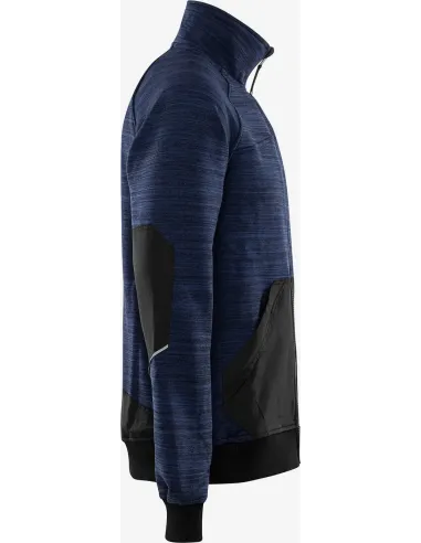 Fristads full zip technical sweatshirt