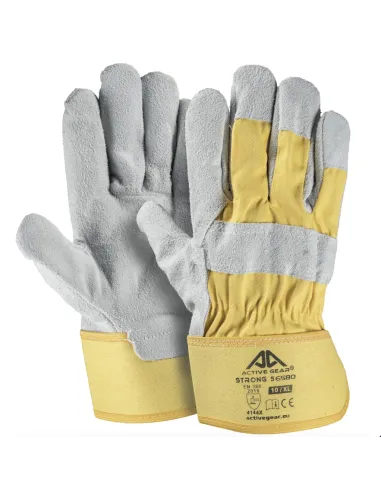 Split leather and canvas gloves S6580 Active Gear