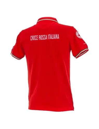 Polo Croce Rossa Italiana Tricolore a Capitolato POLOCRIN3MC