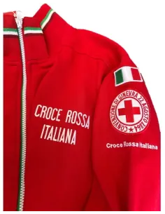 Felpa Croce Rossa Italiana Full Zip FELPACRI23 2