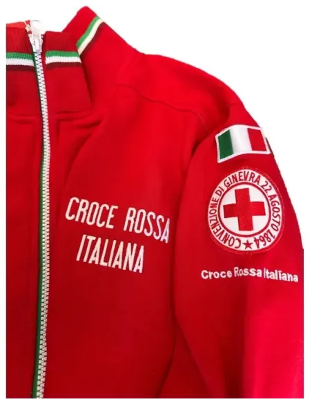 Felpa Croce Rossa Italiana Full Zip FELPACRI23