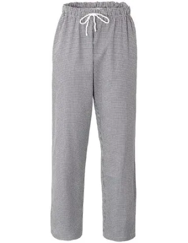 Salt and Pepper Pied de Poule Chef Trousers