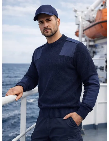 Maglione Ufficiale Marina Unisex Porta Gradi E Rinforzi