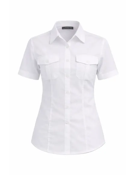 Camicia da donna per uniformi bianca con gradi - Riberti Shop