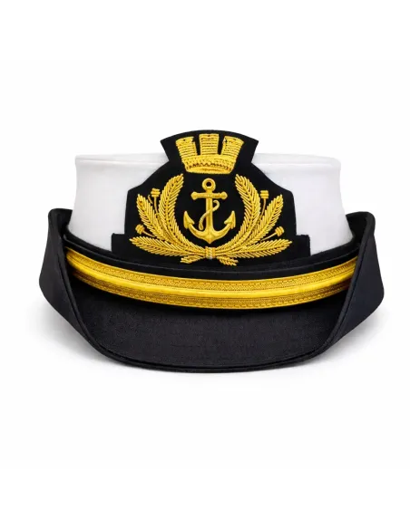 Berretto marina mercantile​ da donna con fregio - Riberti Shop