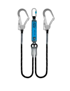 Dispositivo anticaduta doppio con assorbitore IRUDEK 363