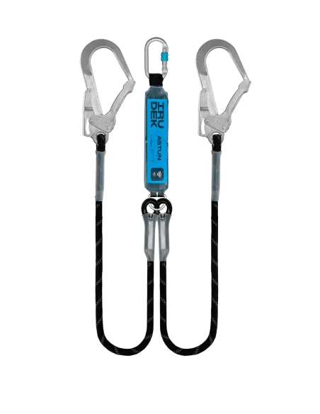 Dispositivo anticaduta doppio con assorbitore IRUDEK 363