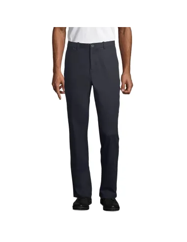 Pantalone Chino Elasticizzato in Cotone Twill