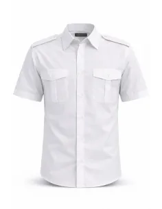 Camicia bianca per uniformi manica corta - Riberti Shop
