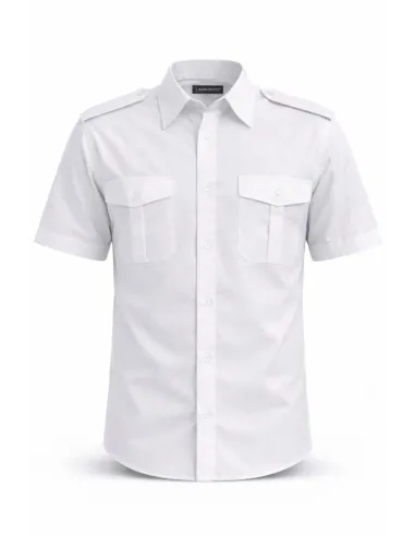 Camicia bianca per uniformi manica corta - Riberti Shop