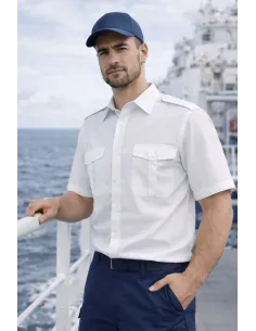 Camicia bianca per uniformi manica corta - Riberti Shop 2